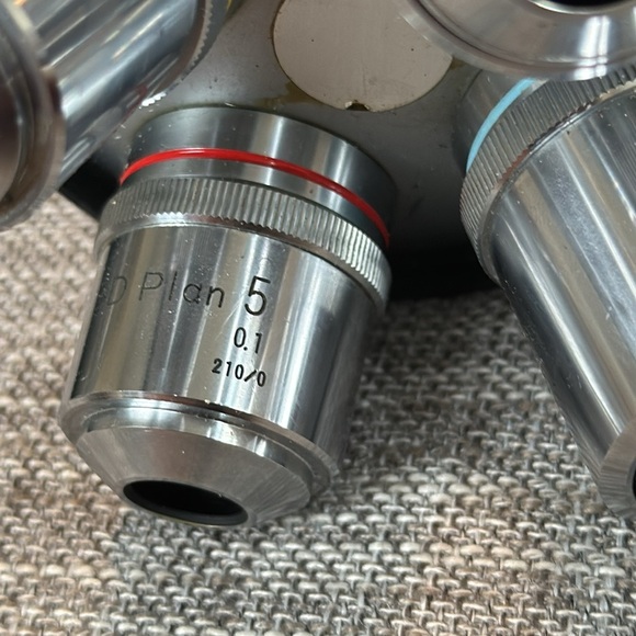 Nikon Optiphot Nosepiece with 4 BF objectives - Picture 12 of 12